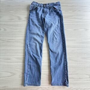 Wrangler Boys Blue Jeans Classic Taper Fit Size 12 Regular